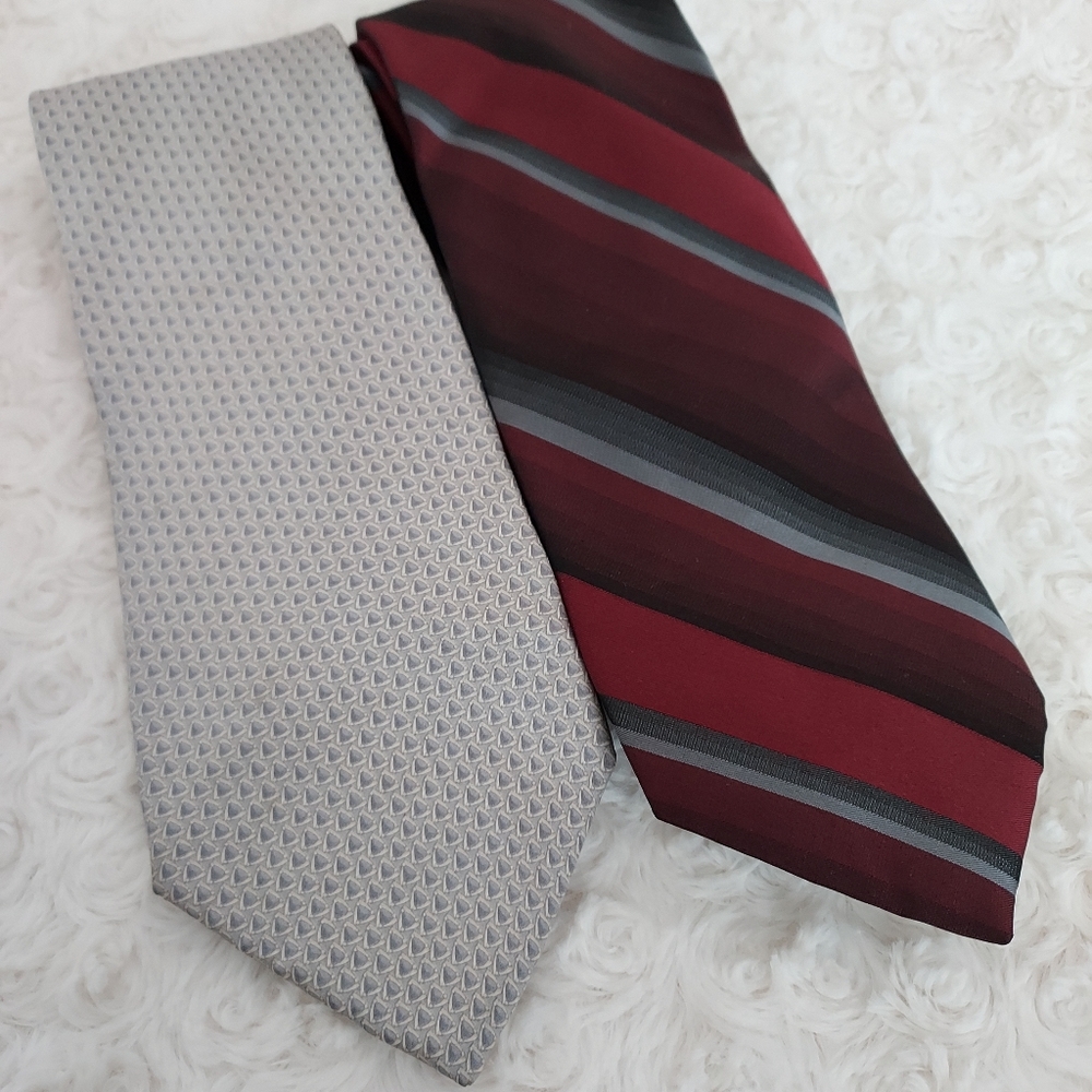Zylos George Machado 2 Neck Tie Bundle Office Work Church Business